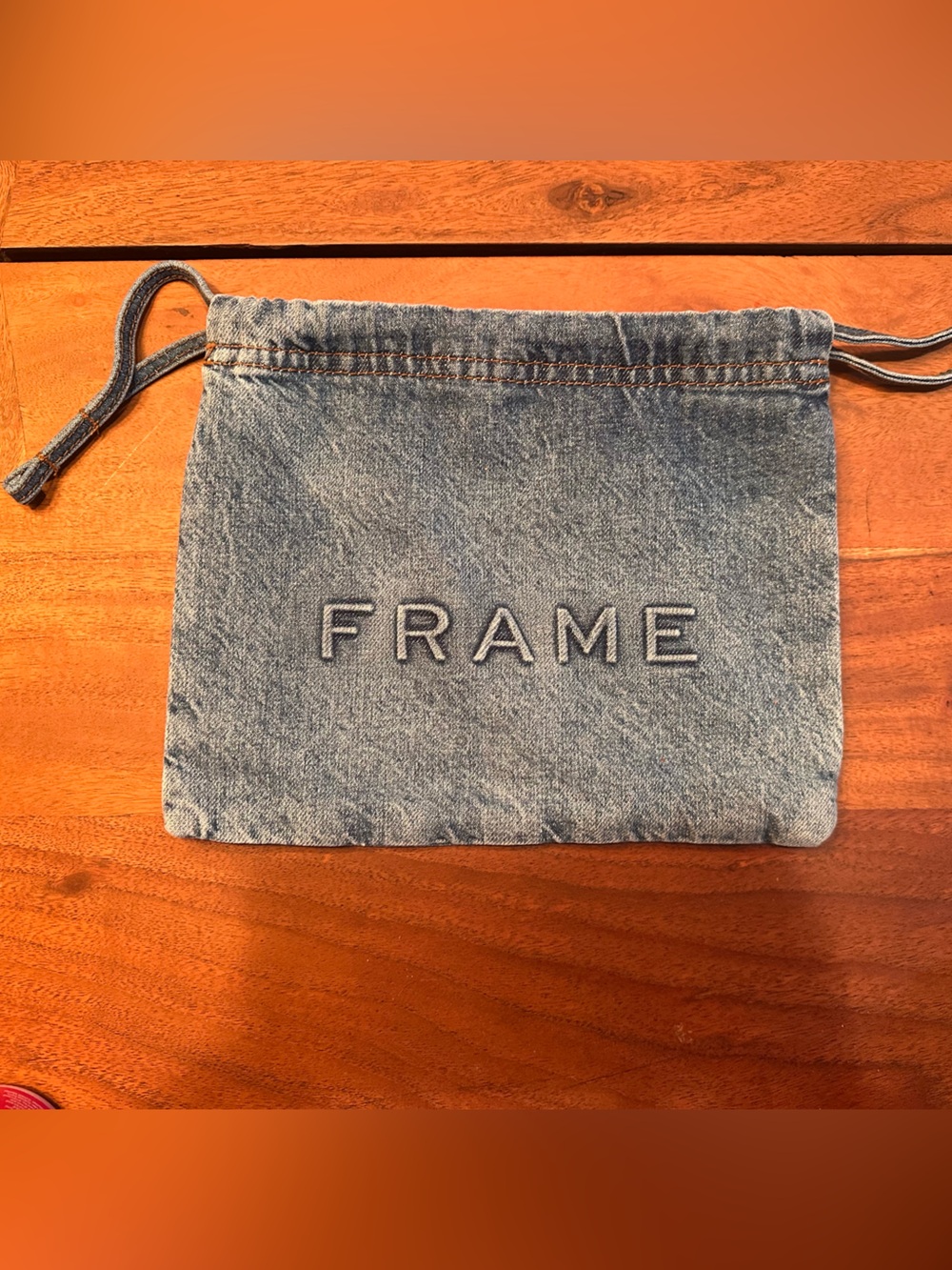 FRAME Denim Drawstring Small Bag